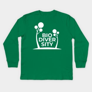 Protect and Conserve BIODIVERSITY Kids Long Sleeve T-Shirt